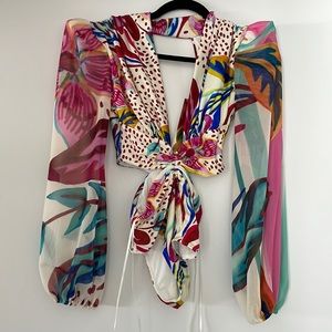 NWT PATBO Flora Bodysuit Size XS